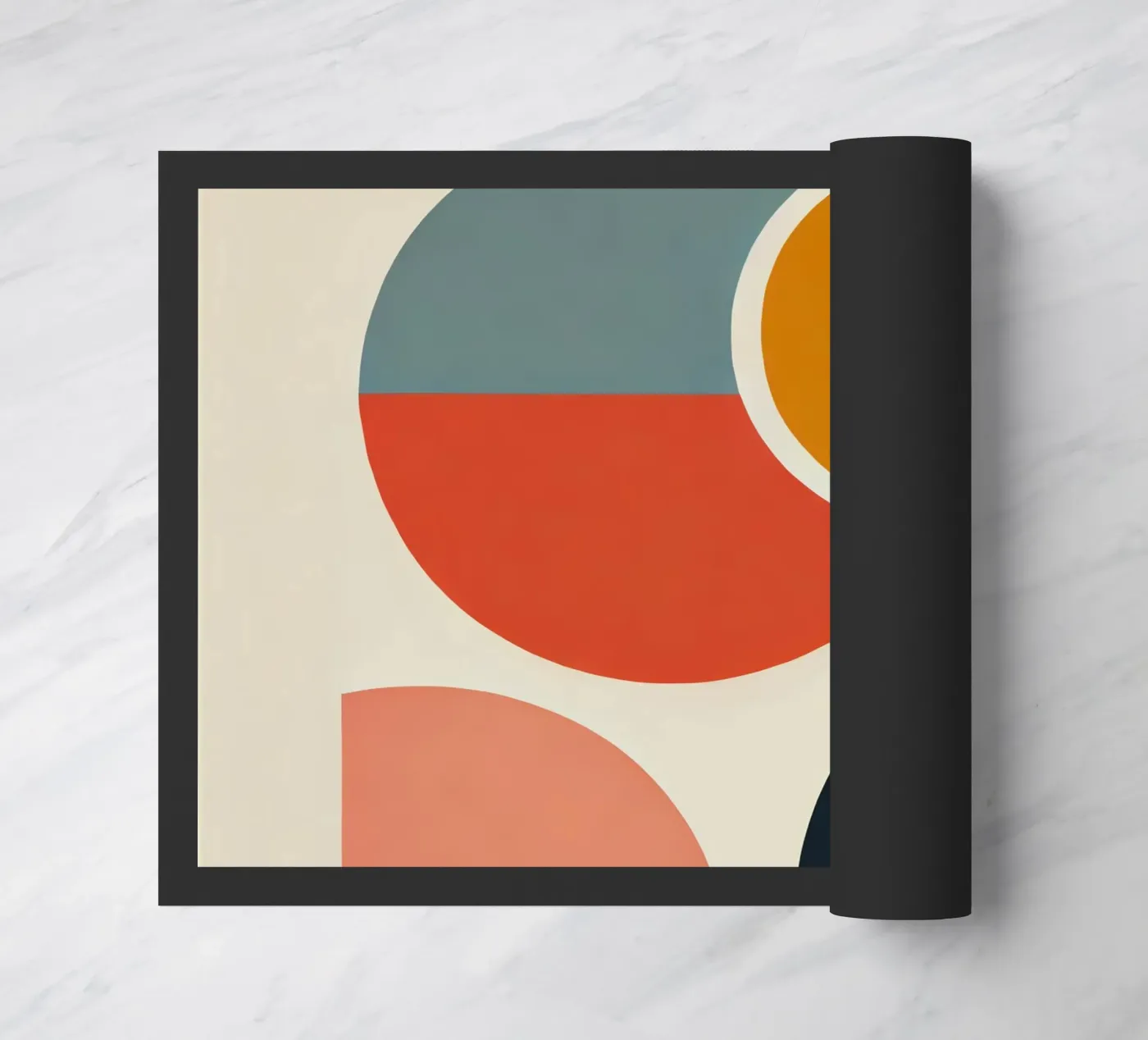 Circles Abstract doormat by abstrakt