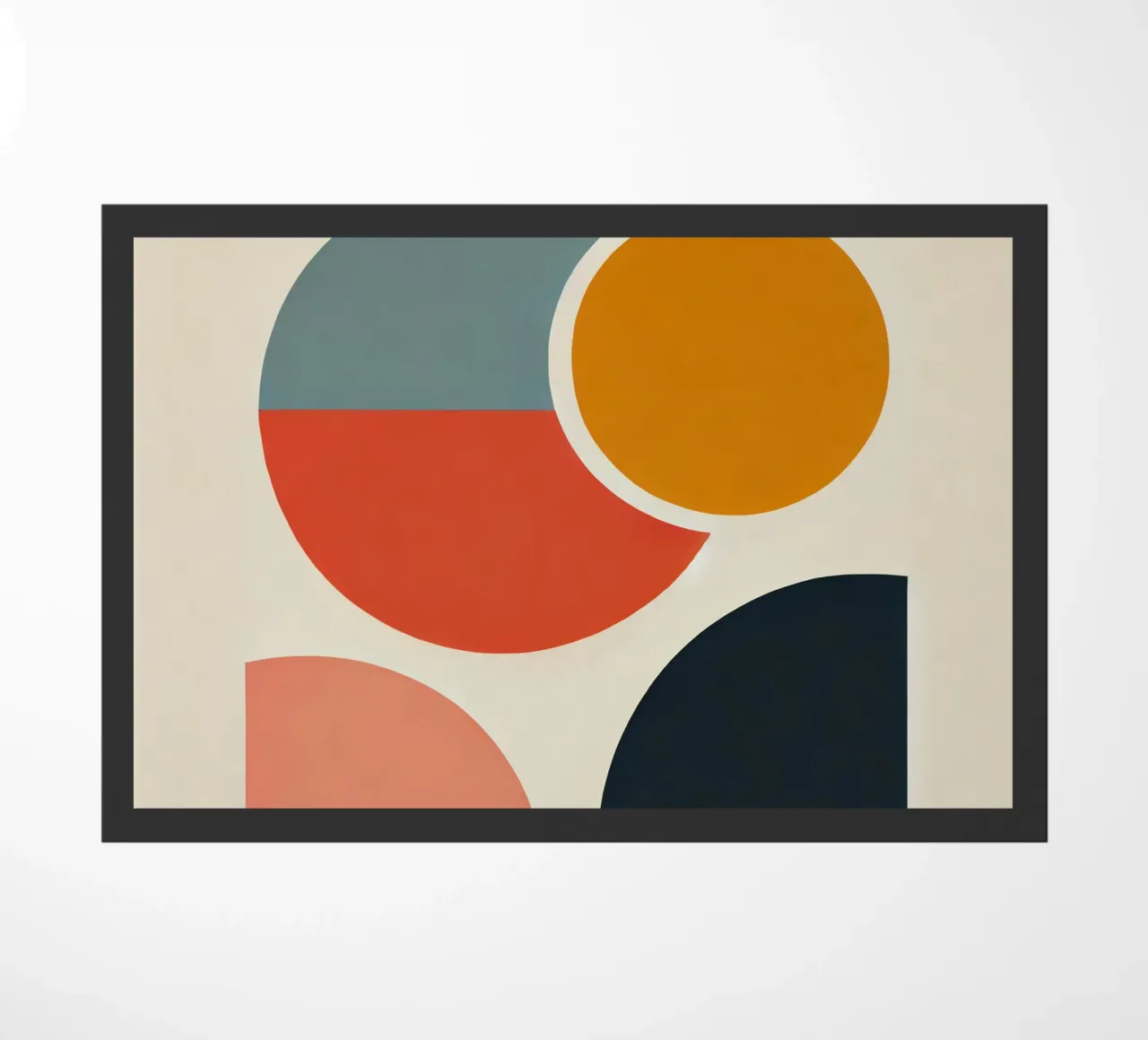 Circles Abstract doormat by abstrakt