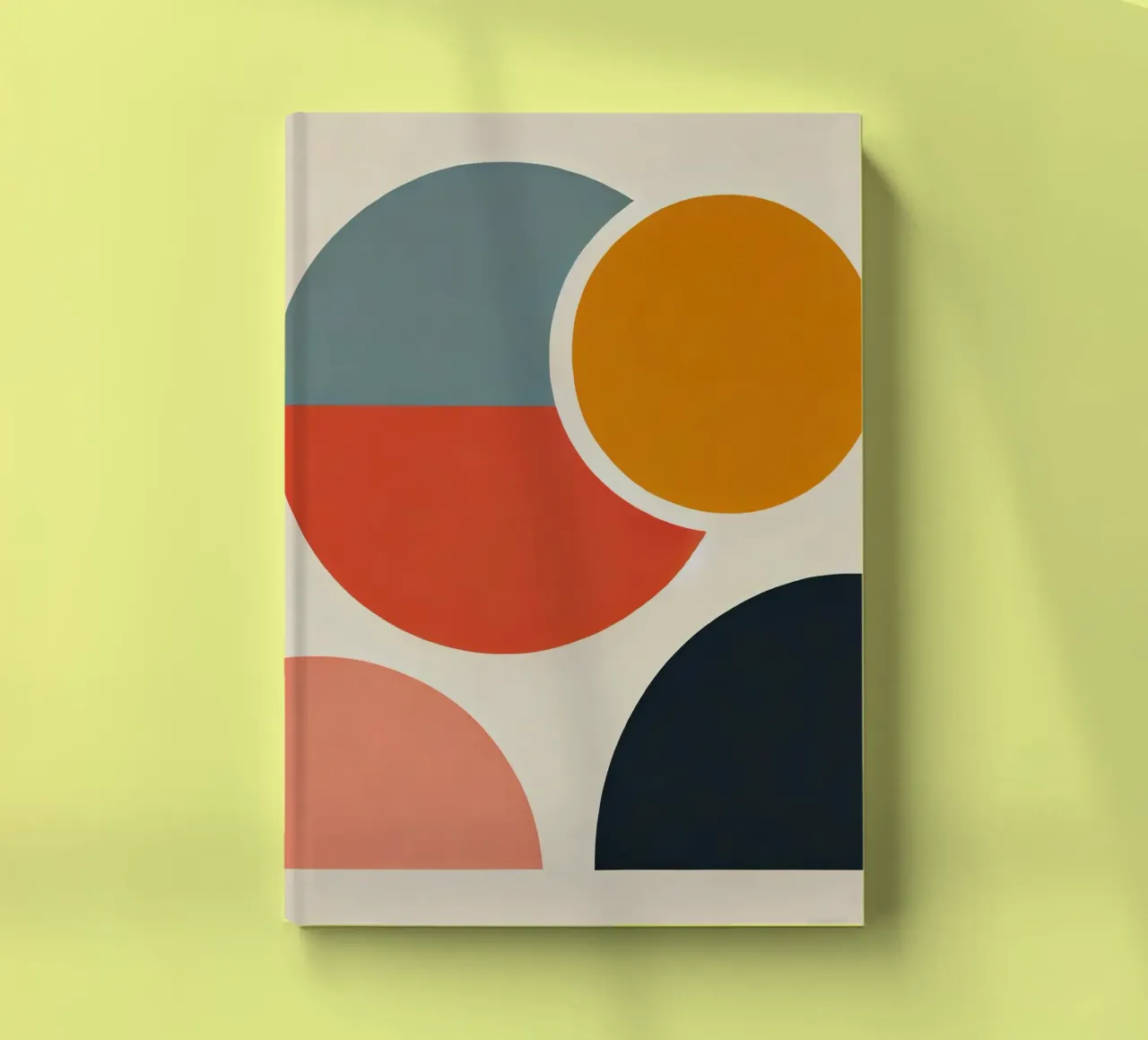 Circles Abstract notebook by abstrakt