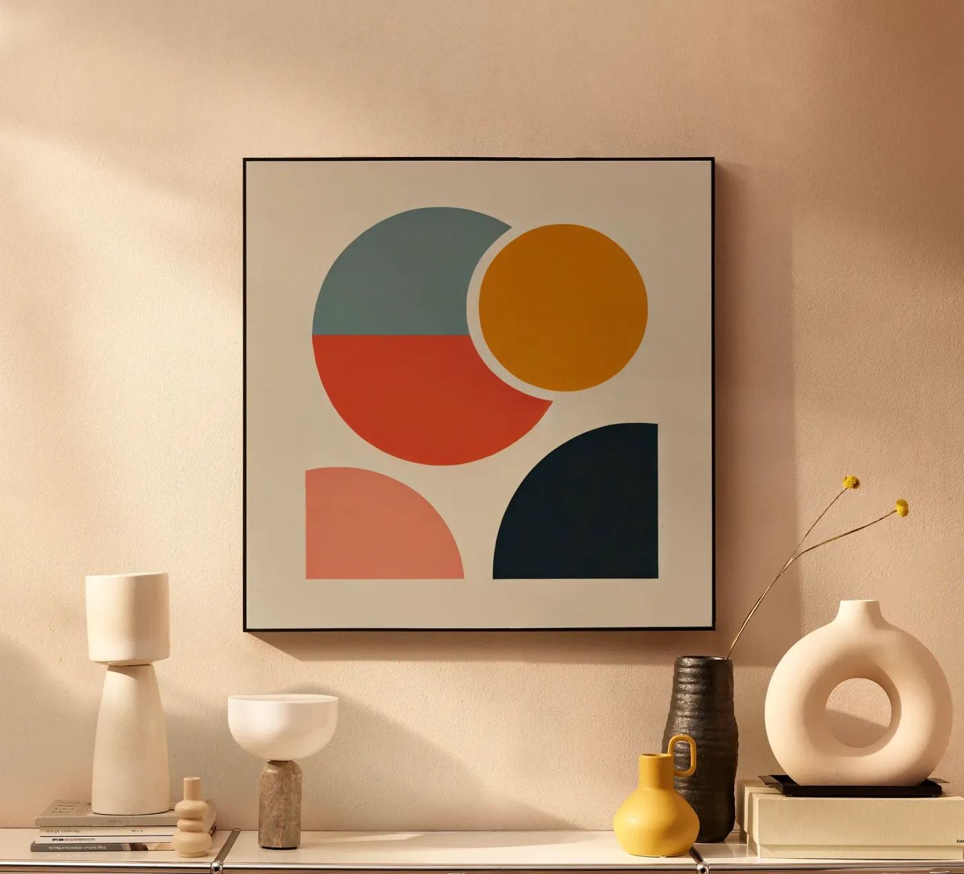 Circles Abstract plexiglas de abstrakt