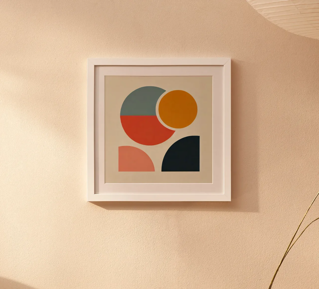 Circles Abstract poster by abstrakt