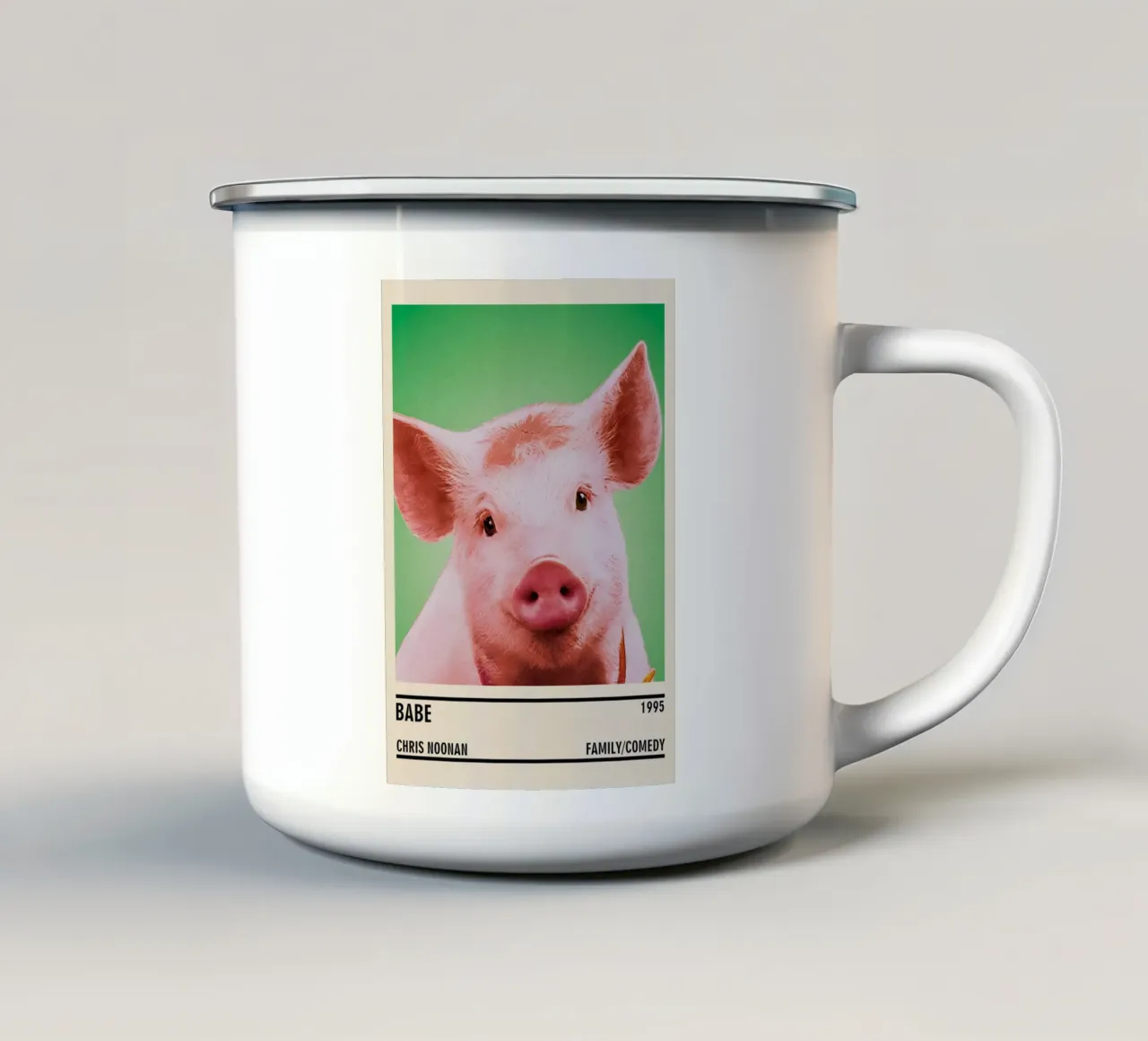 Babe tazza in smalto da TheArtstudio