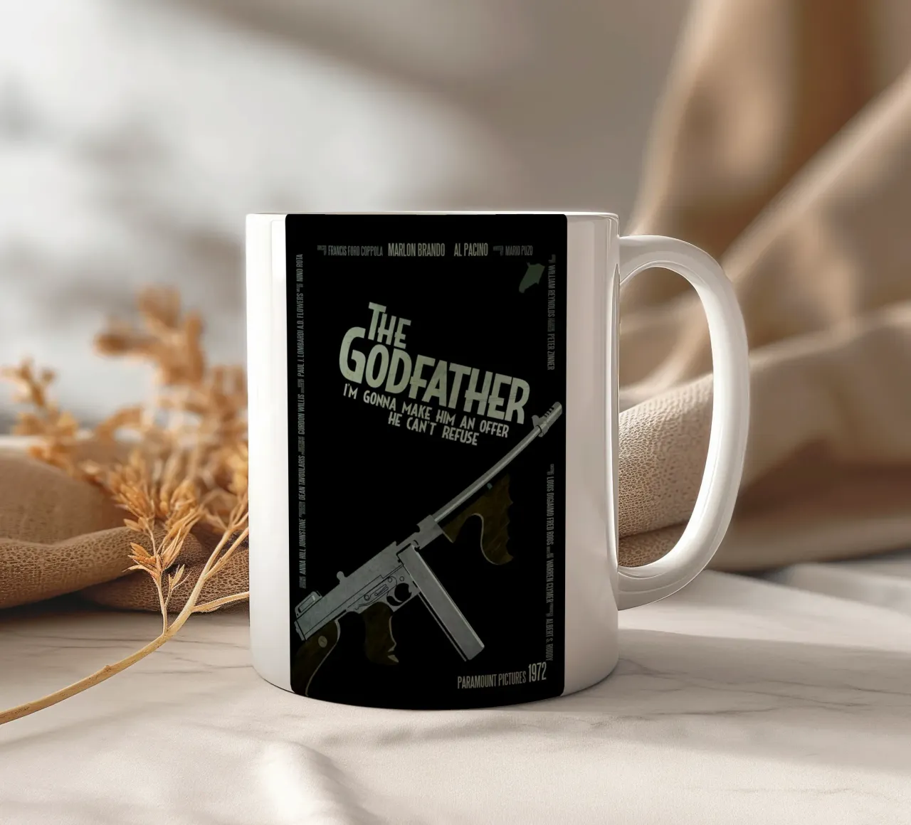 Godfather tazza in ceramica da Aycan Elijah Yilmaz