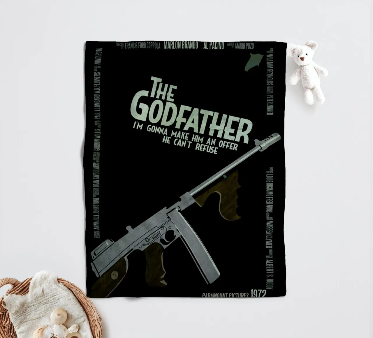 Godfather coperta in pile da Aycan Elijah Yilmaz