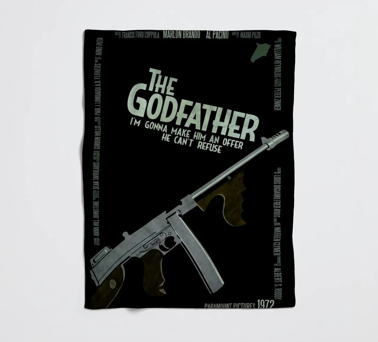 Godfather coperta in pile da Aycan Elijah Yilmaz