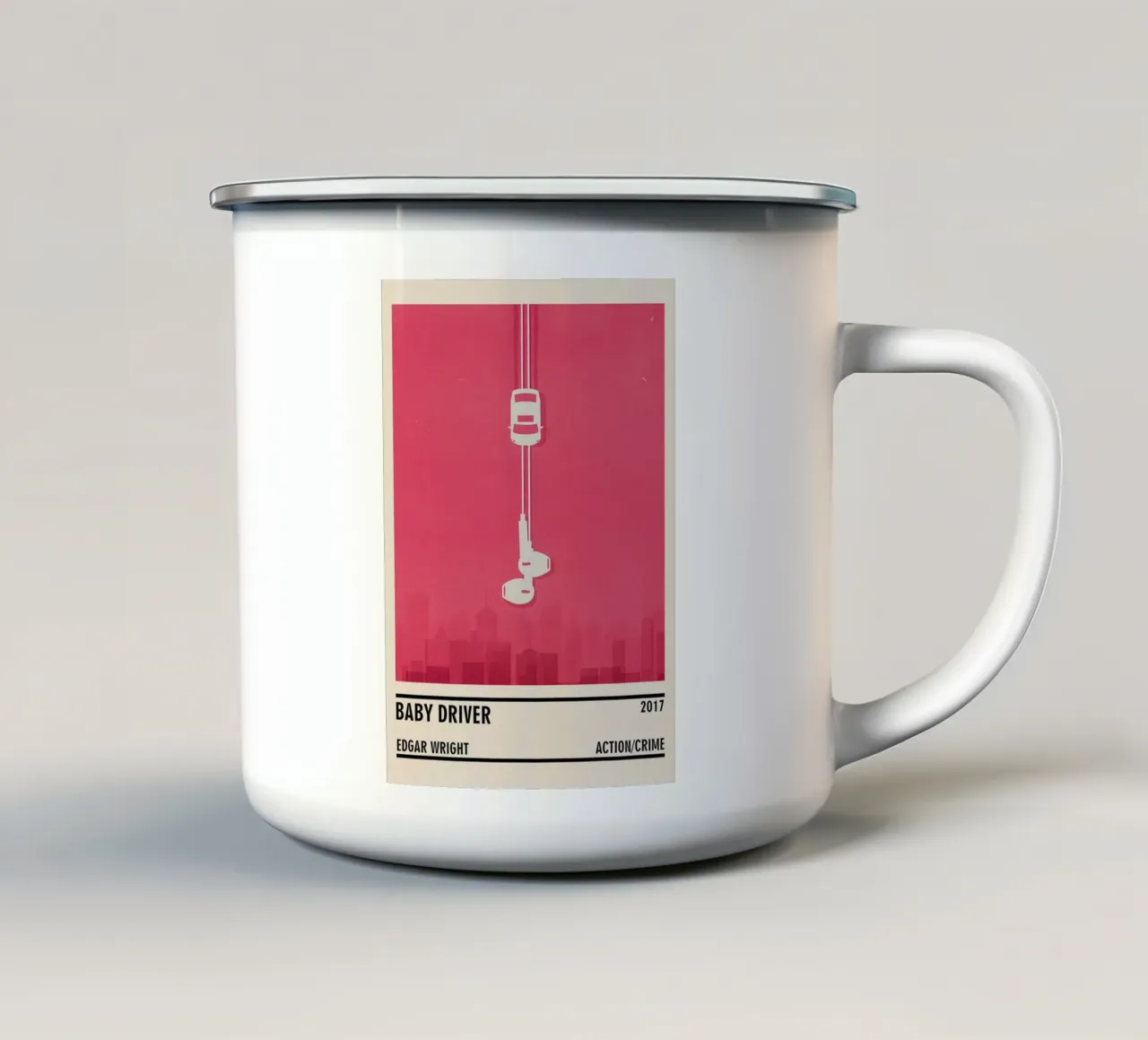 Baby Driver tazza in smalto da TheArtstudio
