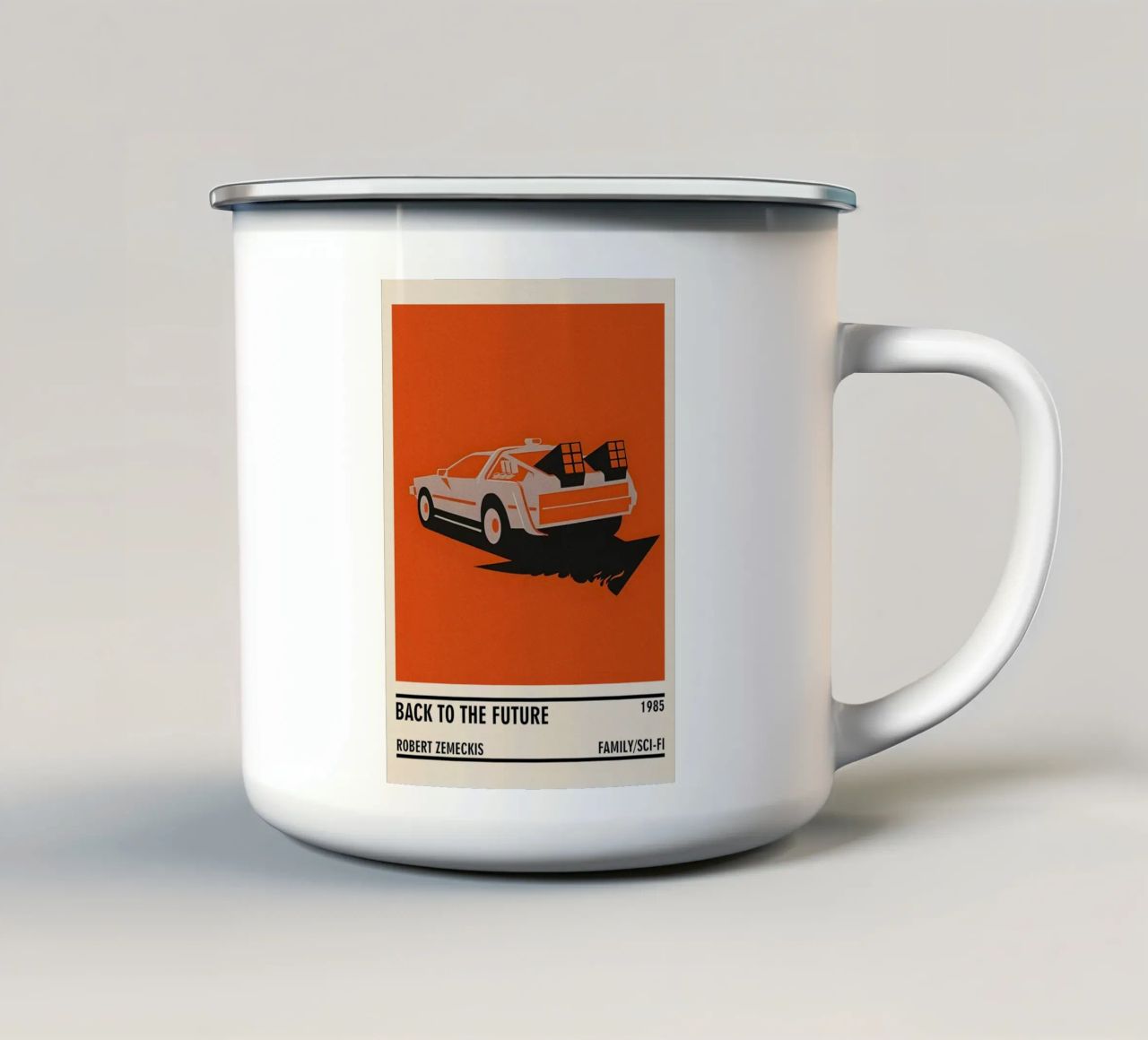 Back to the Future tazza in smalto da TheArtstudio