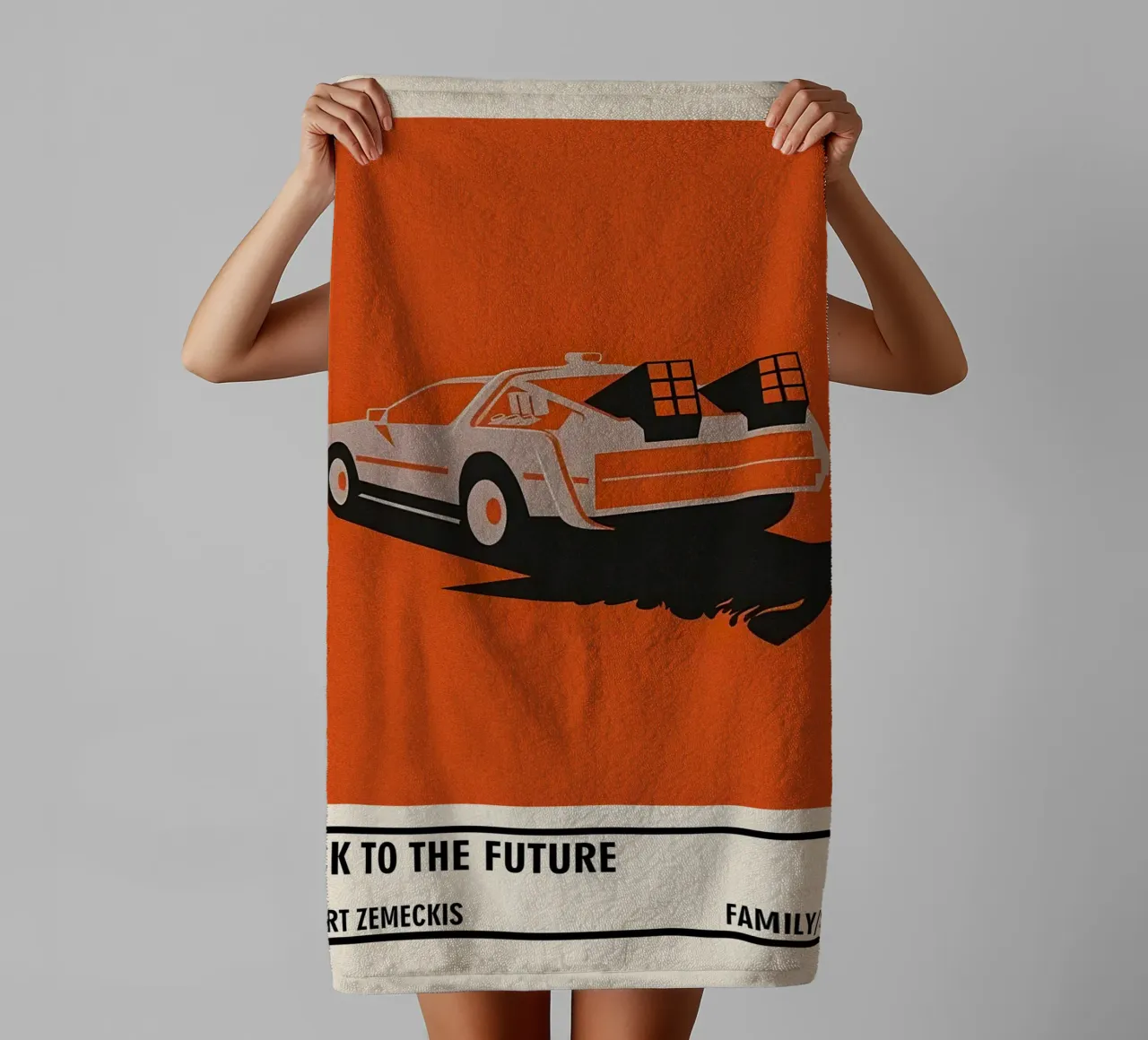 Back to the Future asciugamano da bagno da TheArtstudio