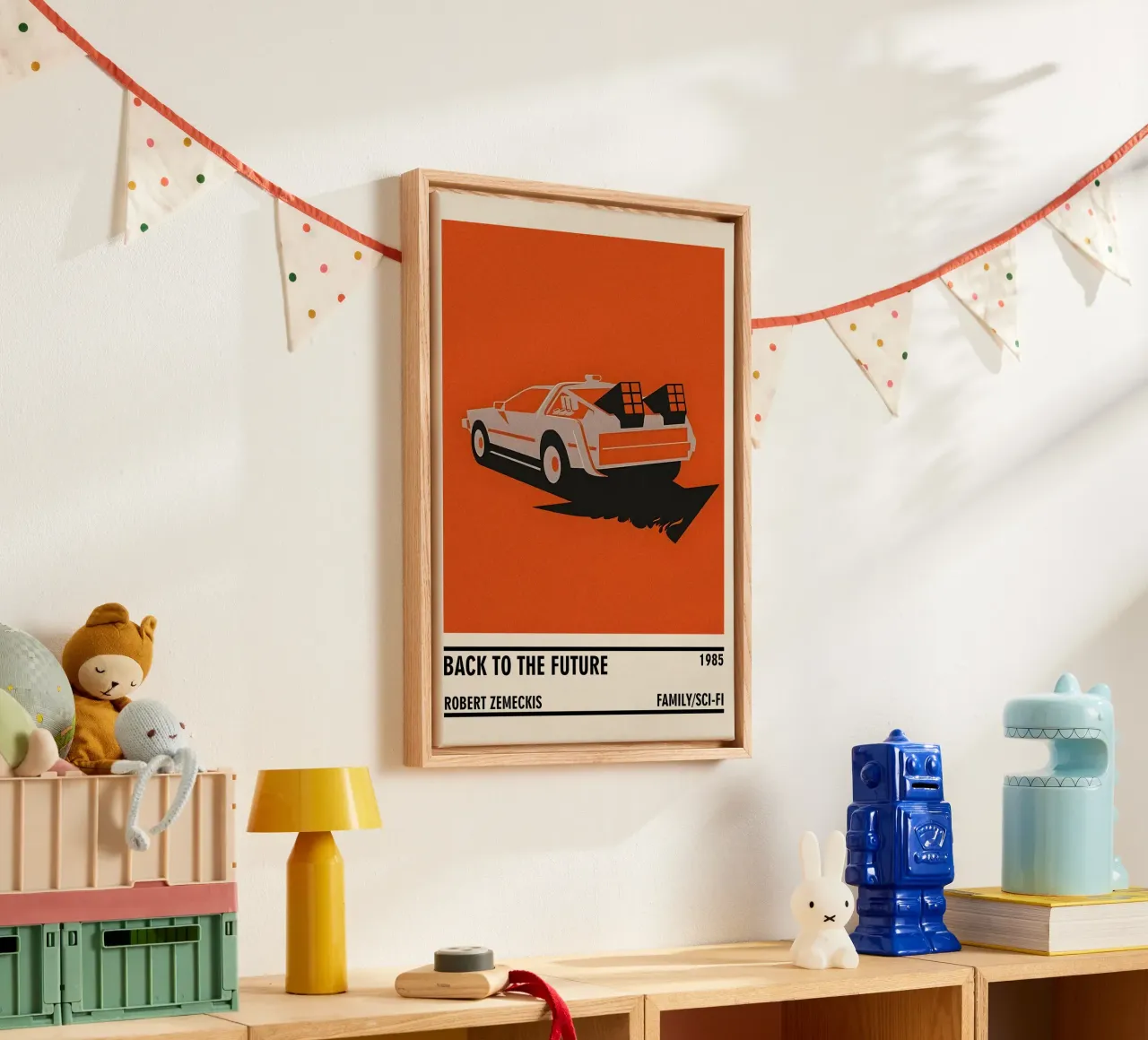 Back to the Future tela con Cornice a cassetta da TheArtstudio