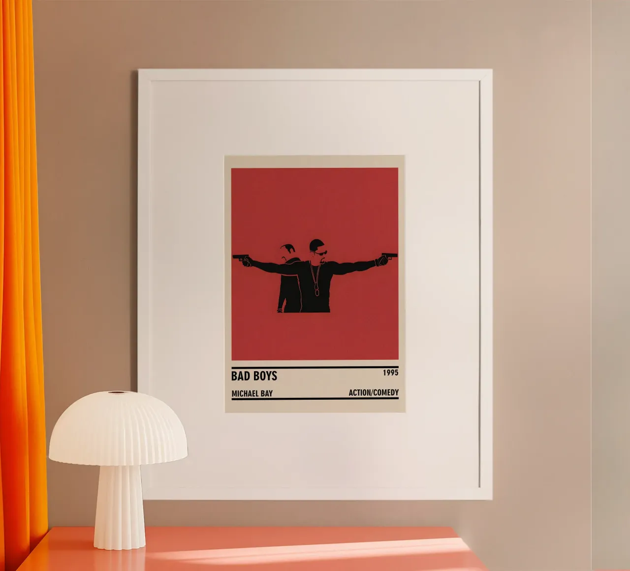 Bad Boys poster con telaio in alluminio da TheArtstudio