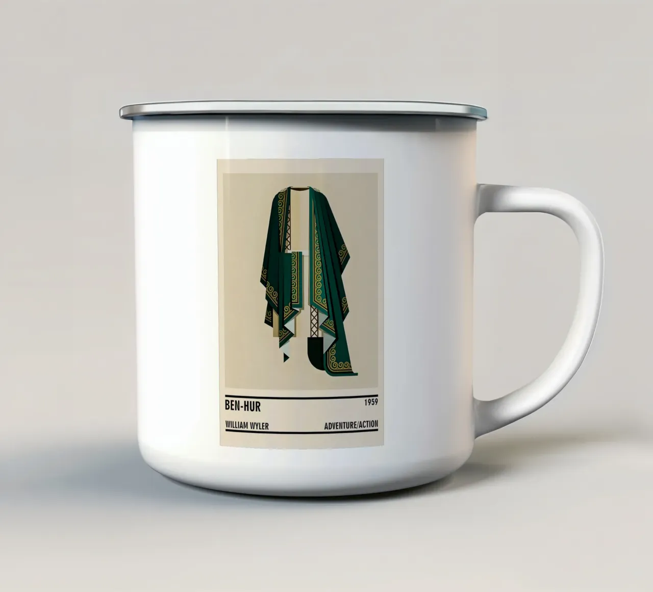 Ben-Hur tazza in smalto da TheArtstudio