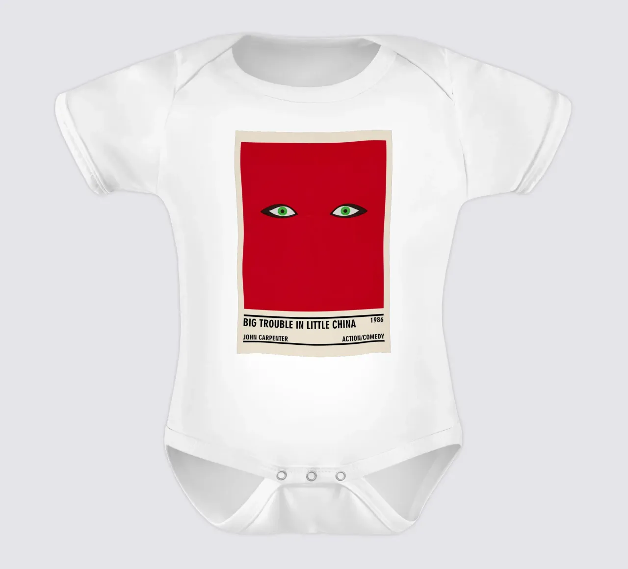 Big Trouble in Little China body neonato maniche corte da TheArtstudio