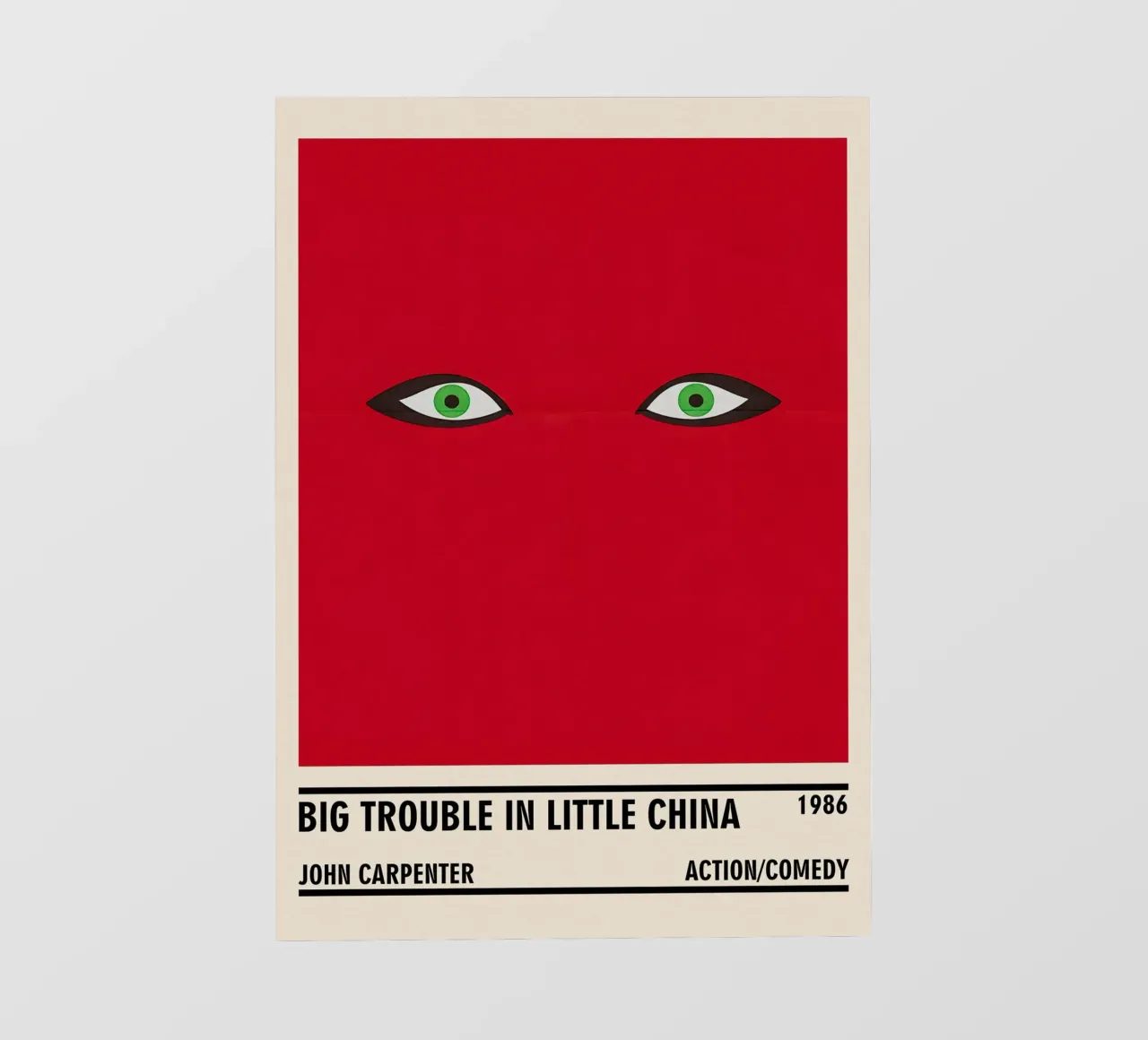 Big Trouble in Little China telo in pvc da TheArtstudio