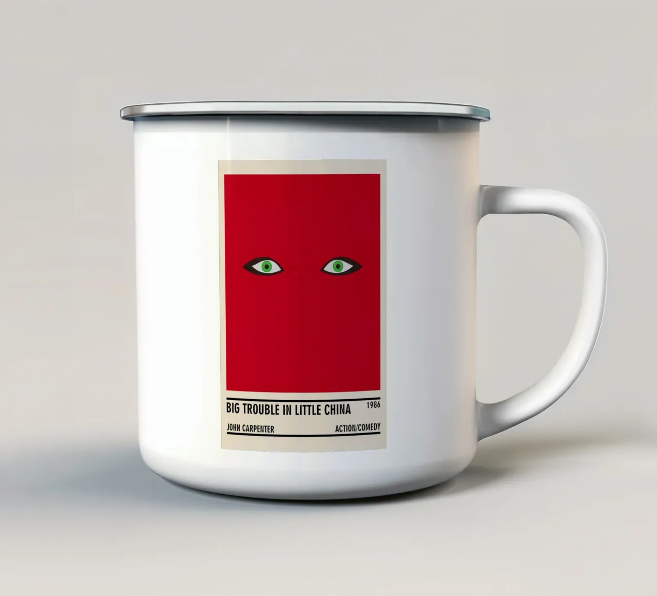 Big Trouble in Little China tazza in smalto da TheArtstudio
