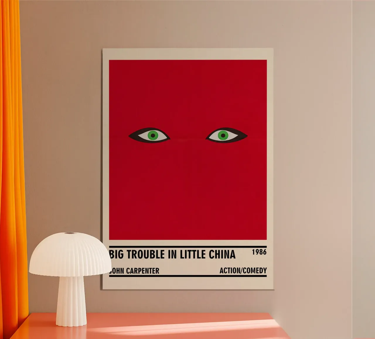 Big Trouble in Little China alluminio dibond da TheArtstudio