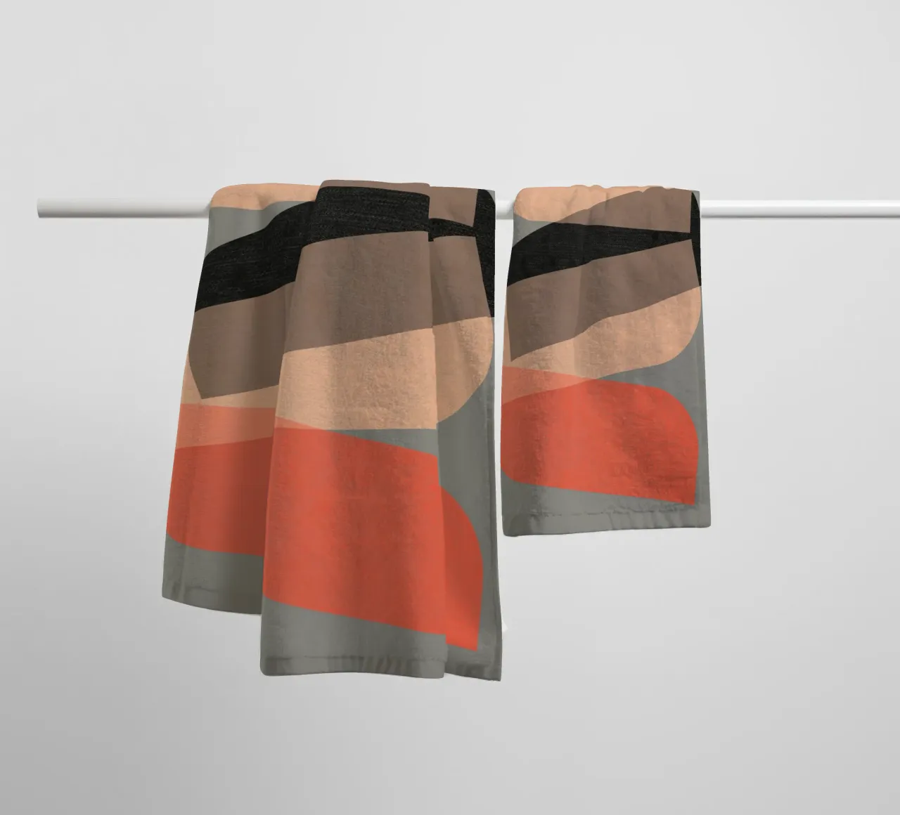 Geometric Fusion #1 asciugamano da bagno da susanapaz