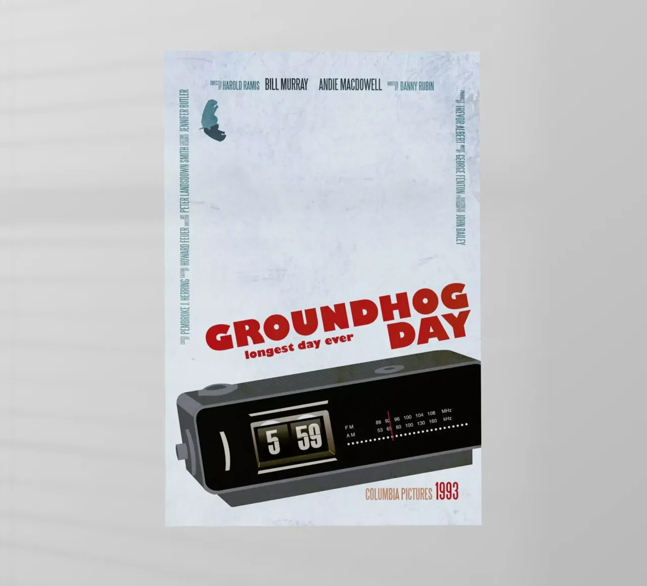 Groundhog Day pellicola backlit da Aycan Elijah Yilmaz