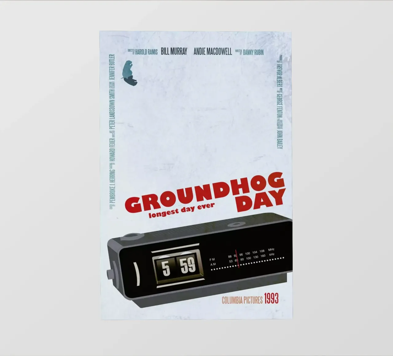 Groundhog Day pellicola backlit da Aycan Elijah Yilmaz