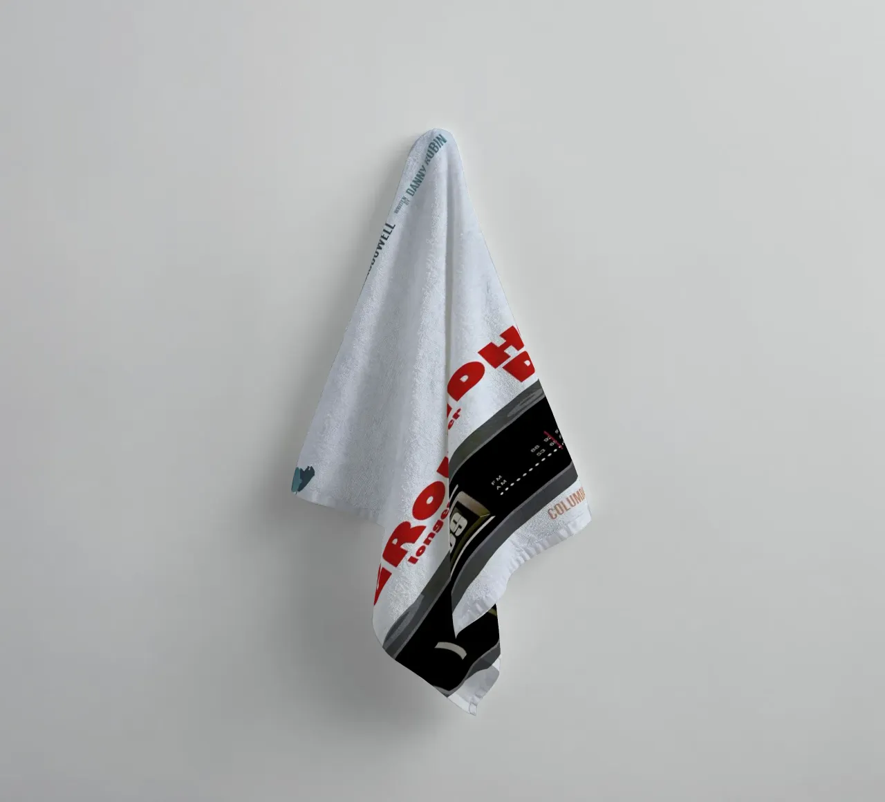 Groundhog Day towel by Aycan Elijah Yilmaz
