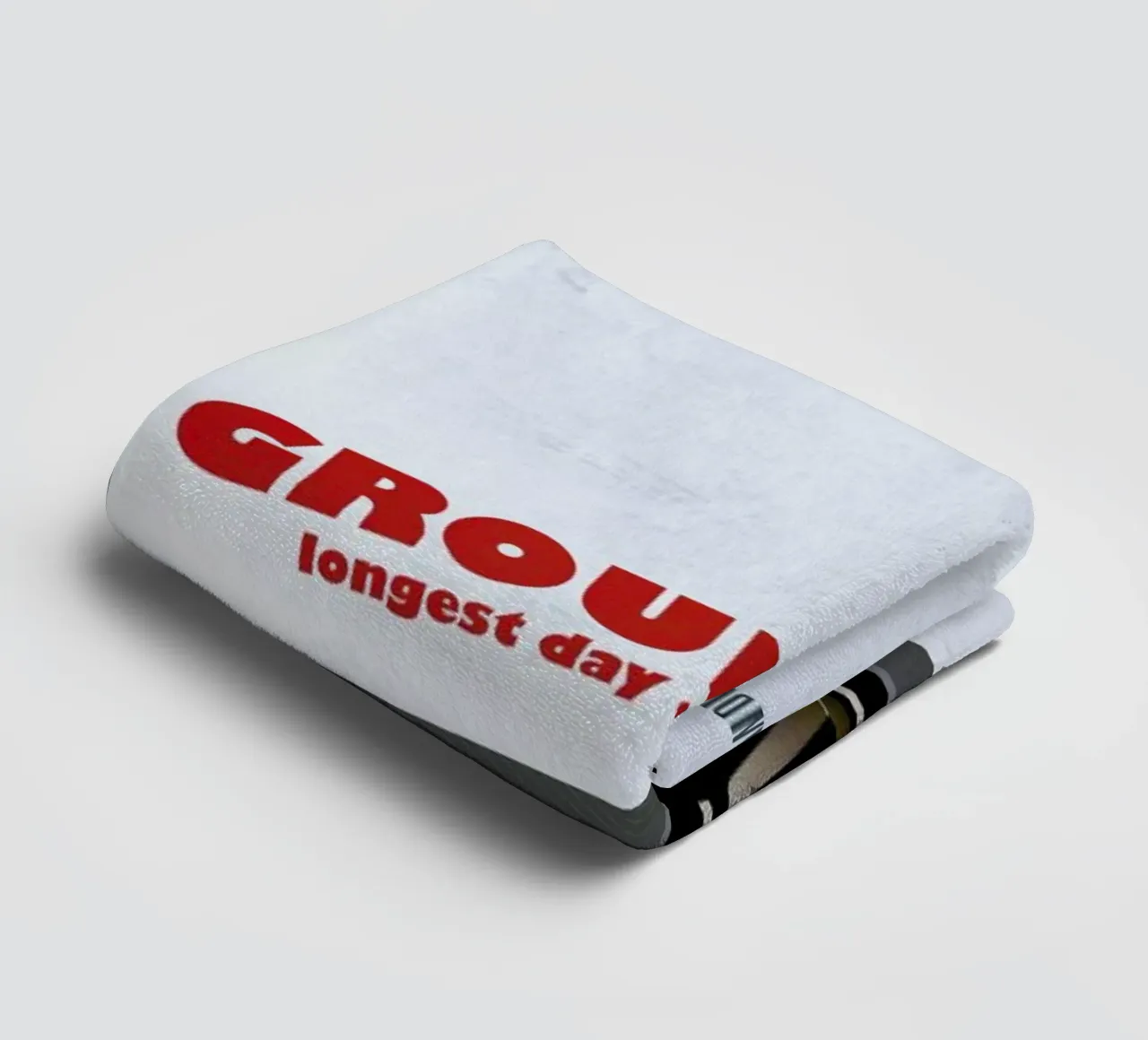 Groundhog Day towel by Aycan Elijah Yilmaz