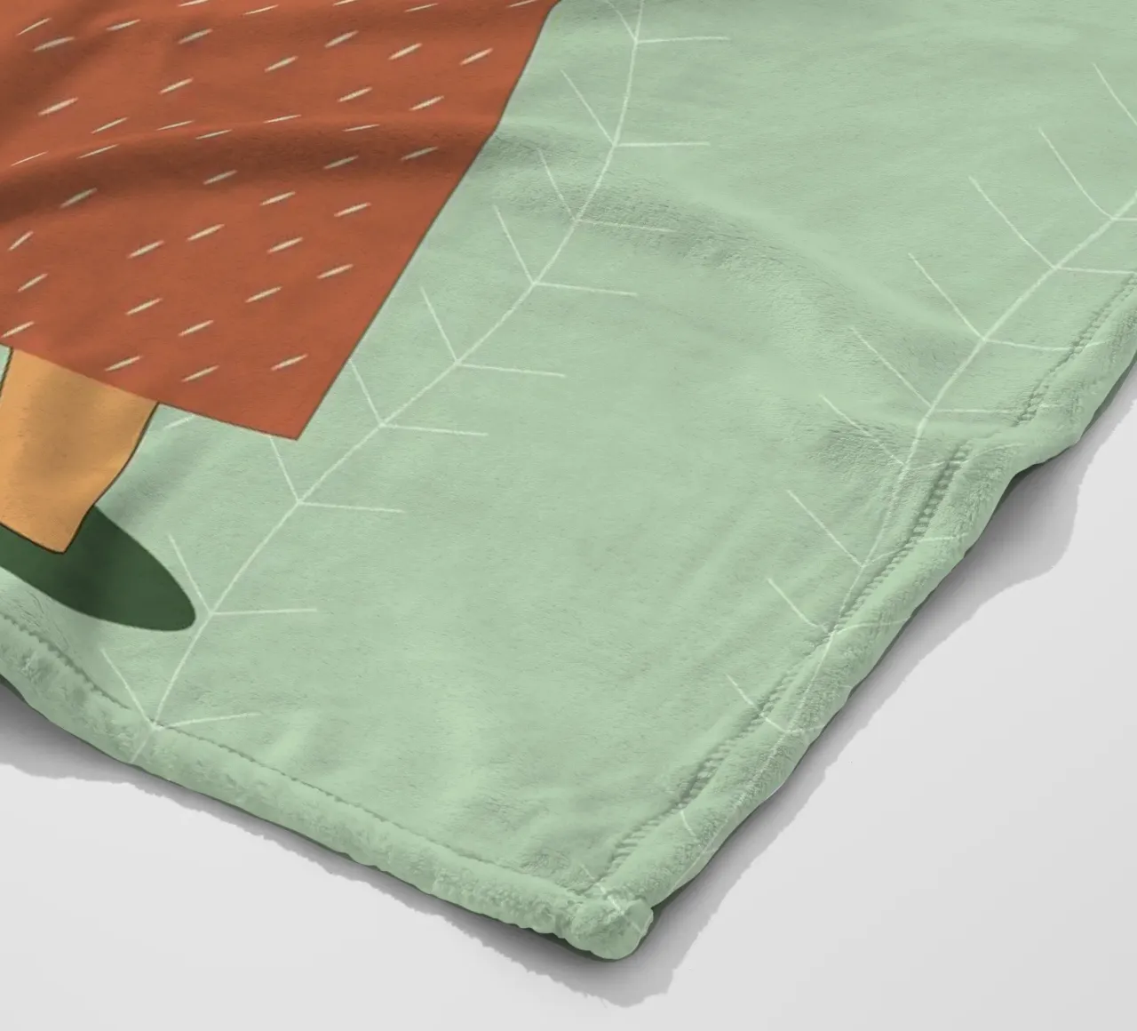 Vaso per piante Boho - Verde natura design moderno coperta in pile da Whole©