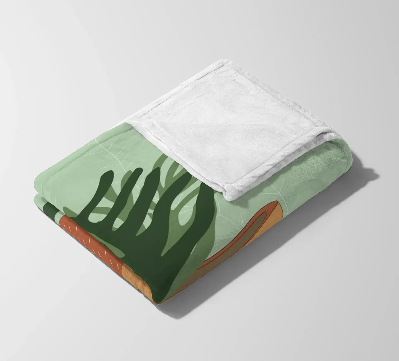 Vaso per piante Boho - Verde natura design moderno coperta in pile da Whole©