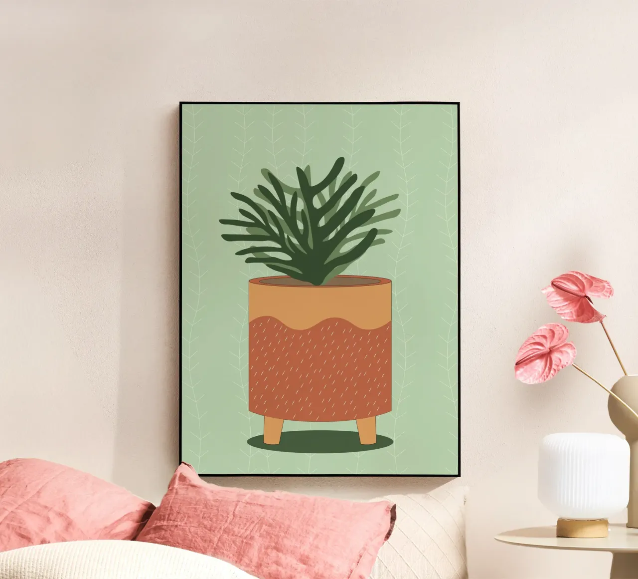 Vaso per piante Boho - Verde natura design moderno plexiglass da Whole©