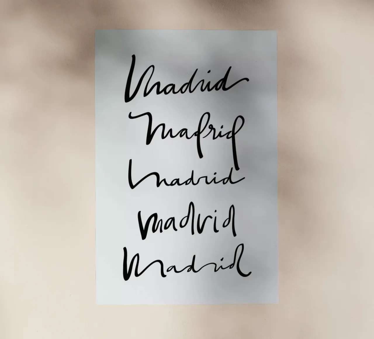 Madrid pellicola backlit da Kristen Polsinelli