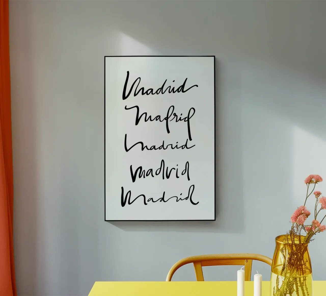 Madrid plexiglass da Kristen Polsinelli