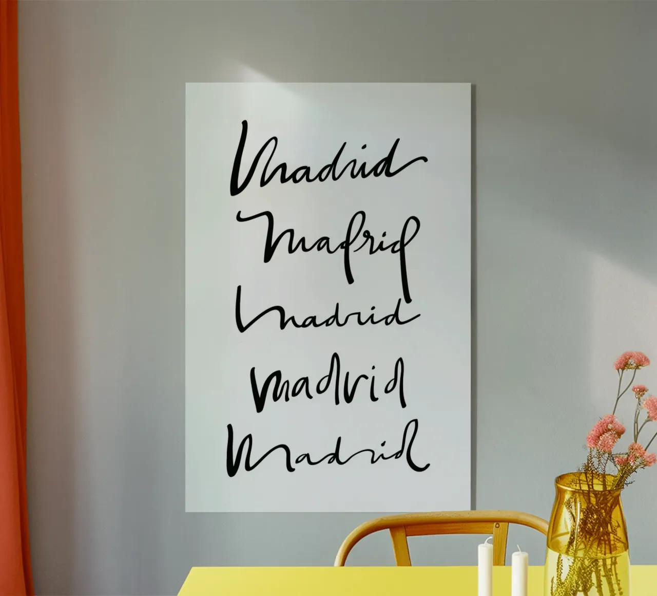 Madrid plexiglass da Kristen Polsinelli