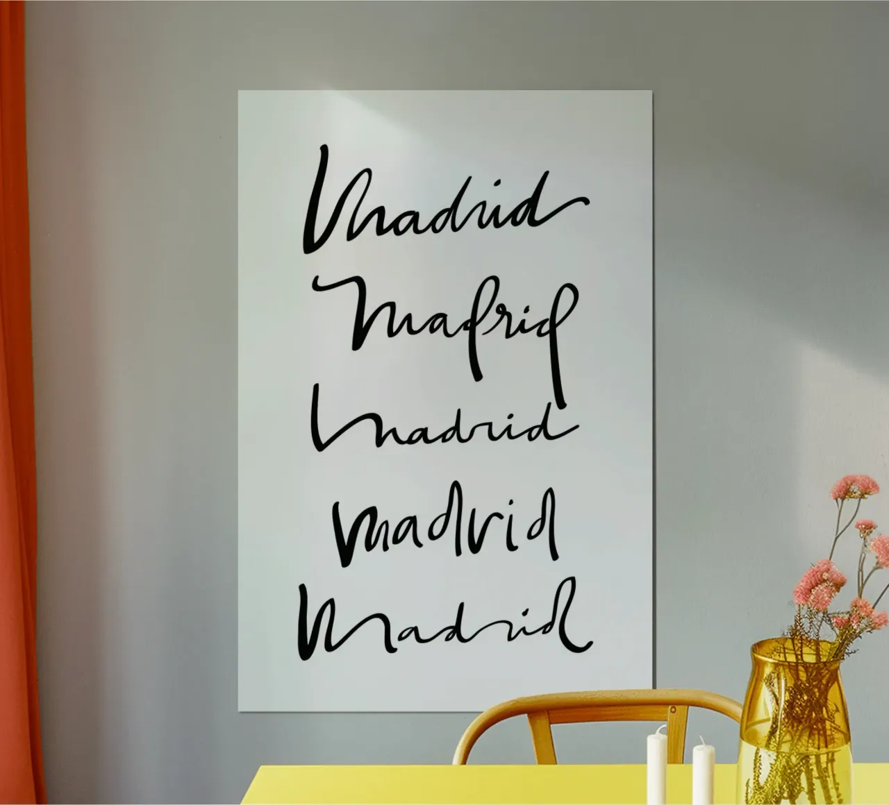 Madrid poster da Kristen Polsinelli