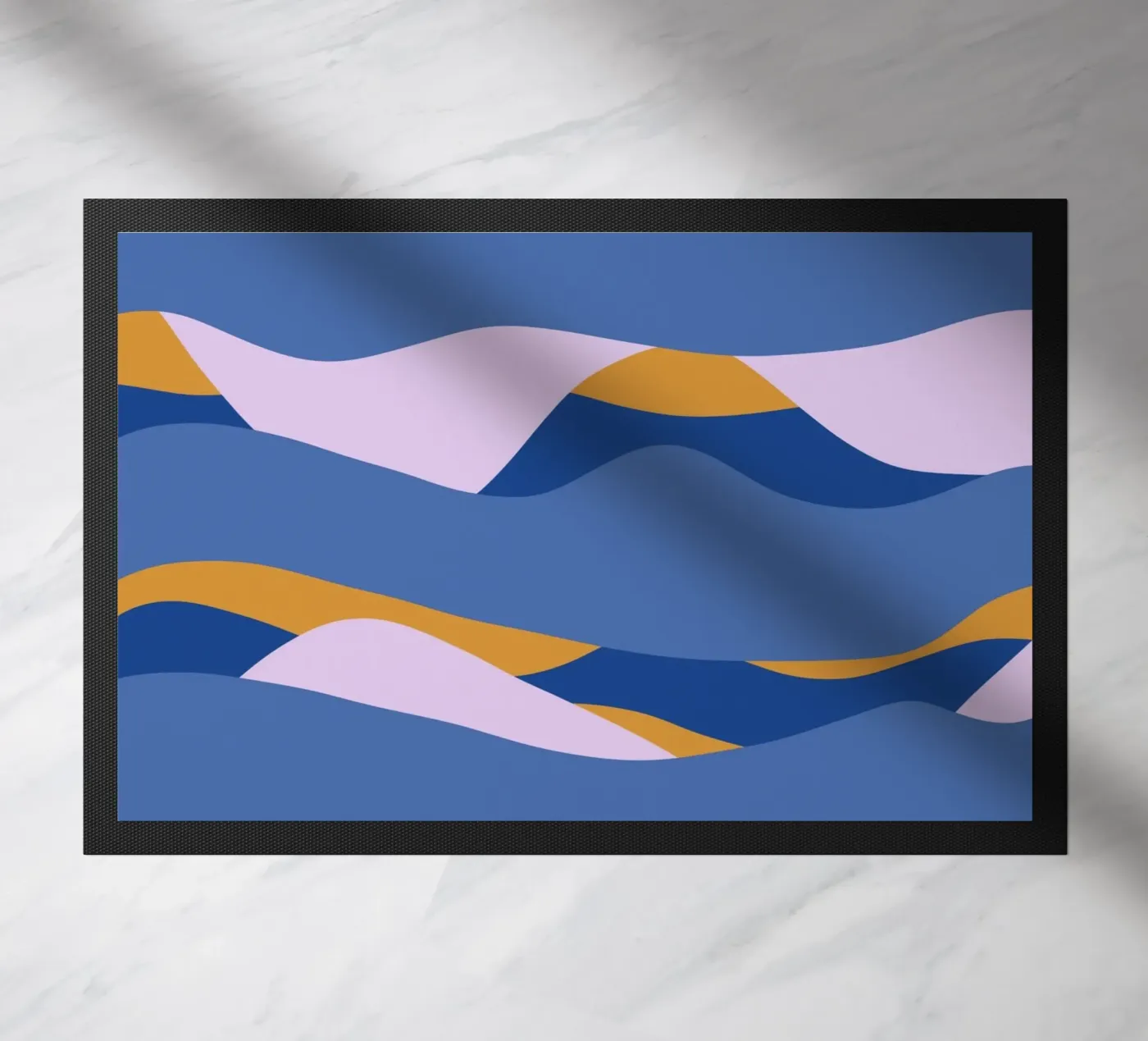 Wave design doormat by ToBlossom