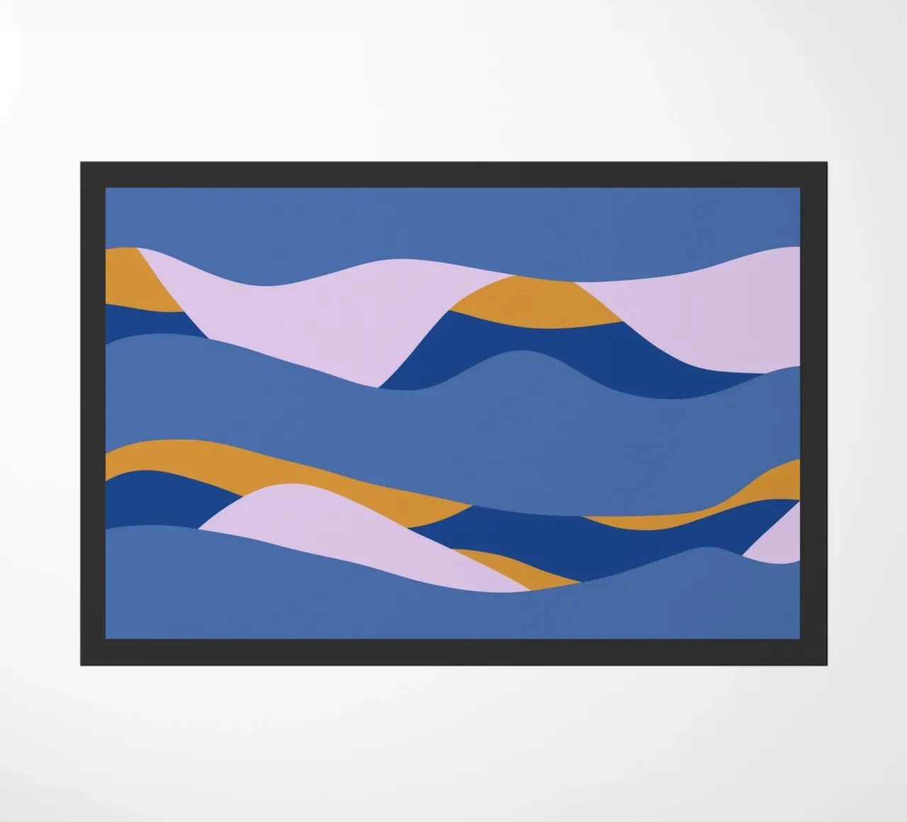 Wave design doormat by ToBlossom