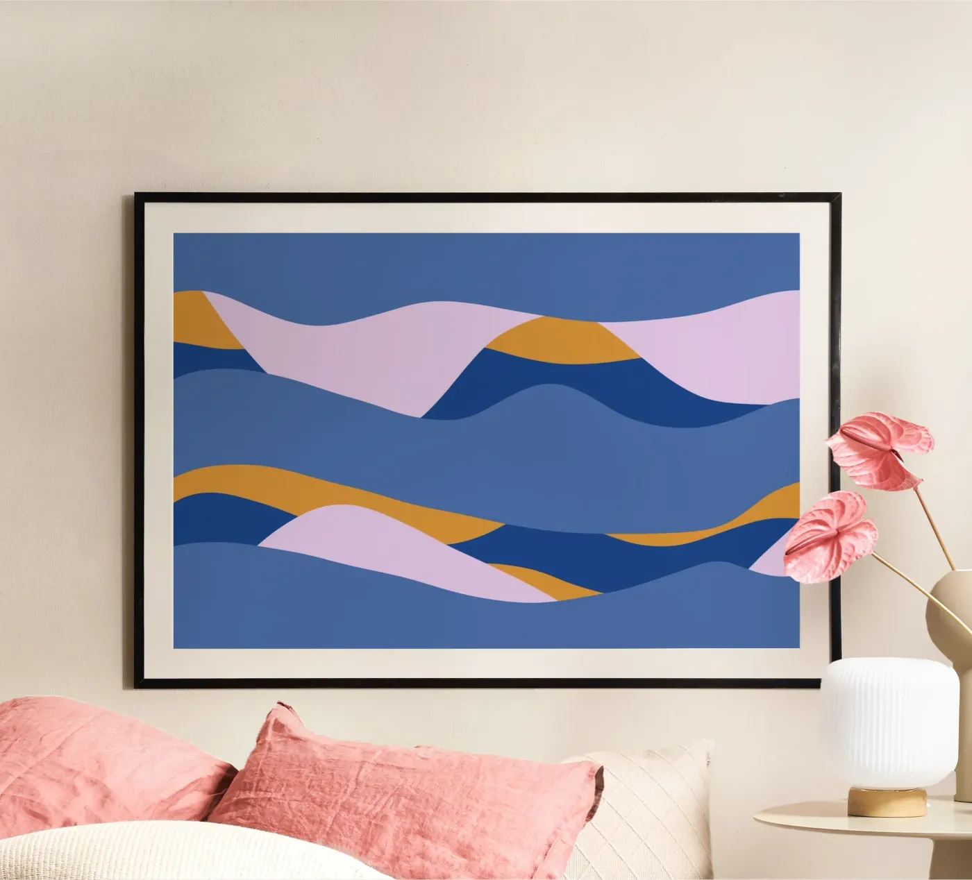 Wave design poster by ToBlossom