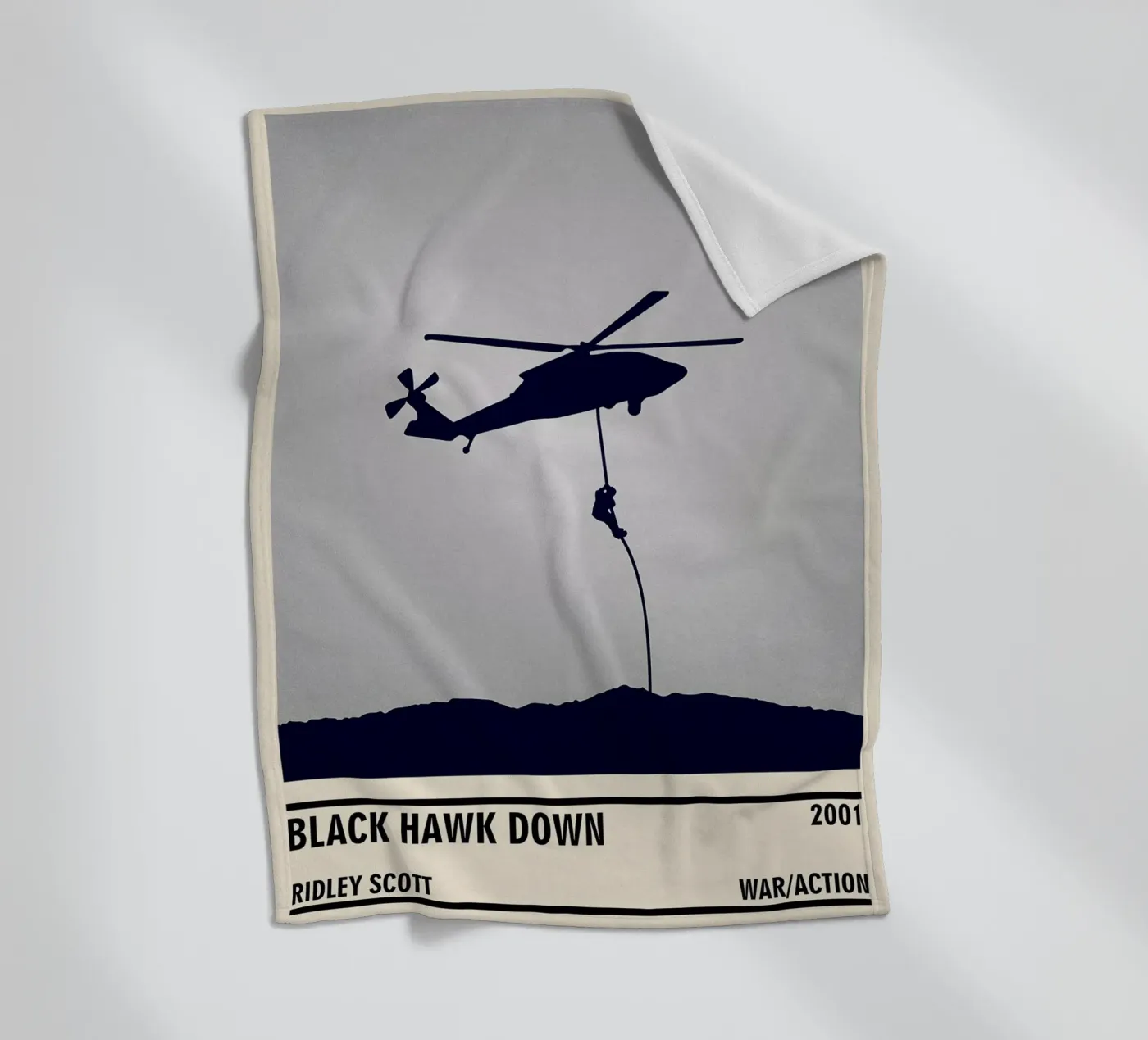 Black Hawk Down Fleecedecke von TheArtstudio
