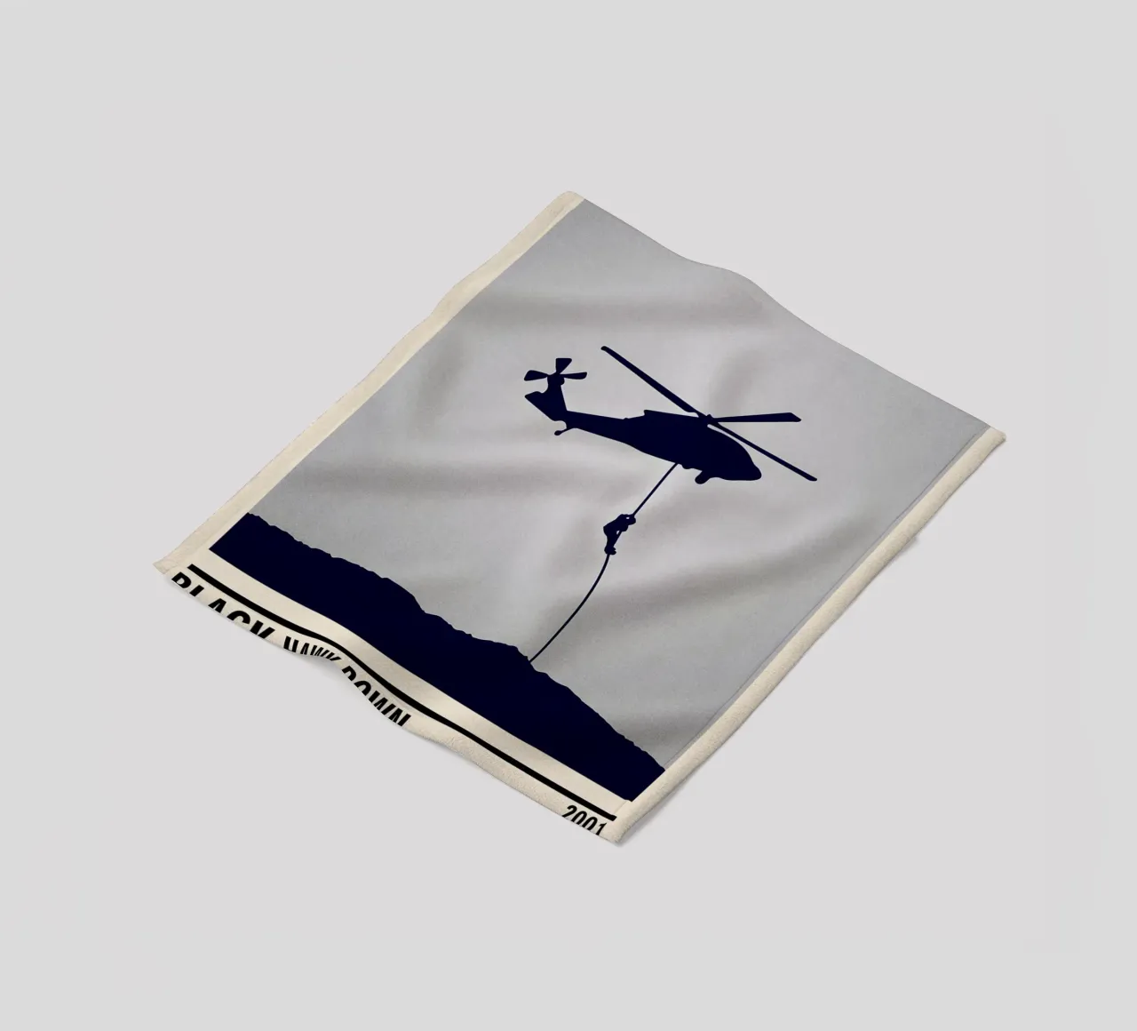 Black Hawk Down fleecedeken van TheArtstudio