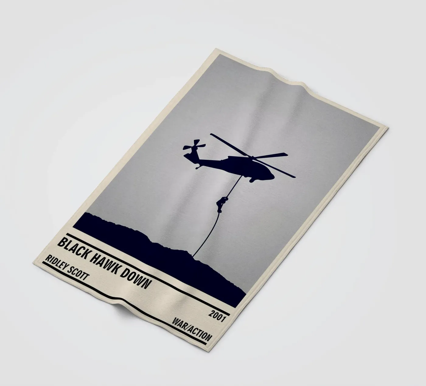 Black Hawk Down Fleecedecke von TheArtstudio