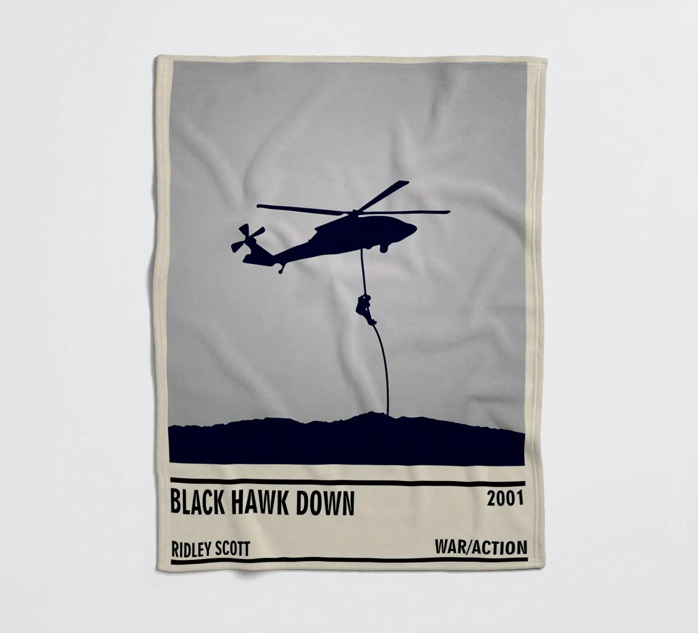Black Hawk Down Fleecedecke von TheArtstudio