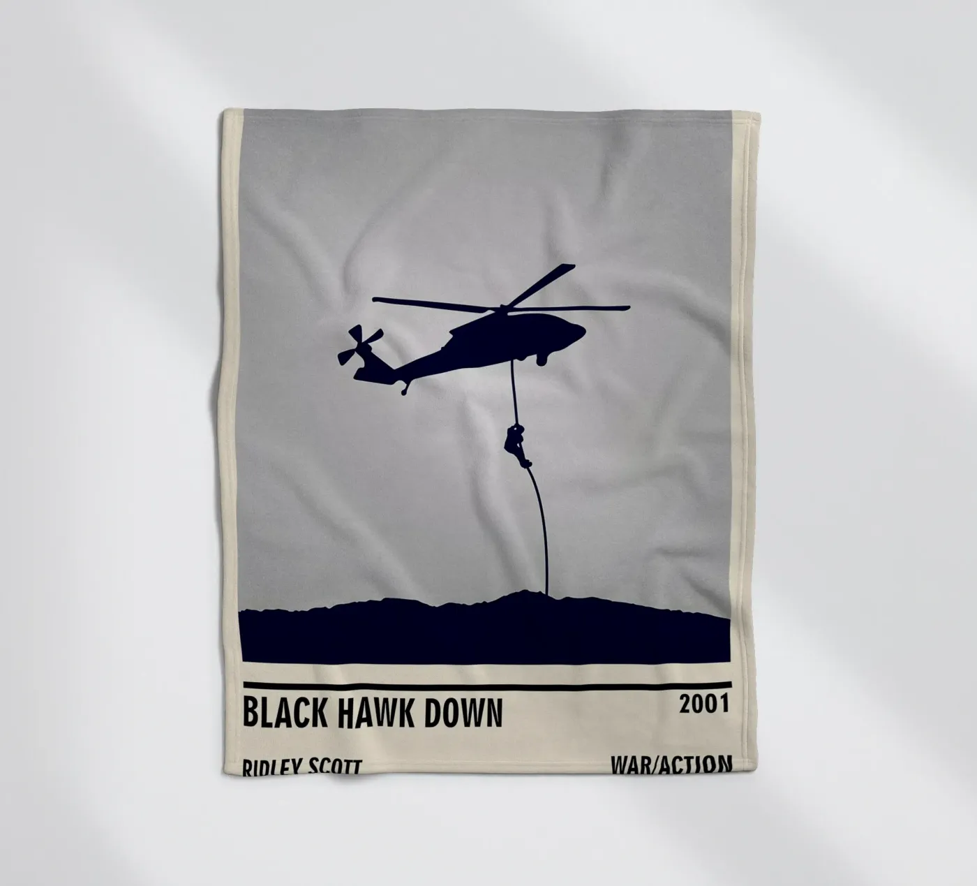 Black Hawk Down Fleecedecke von TheArtstudio