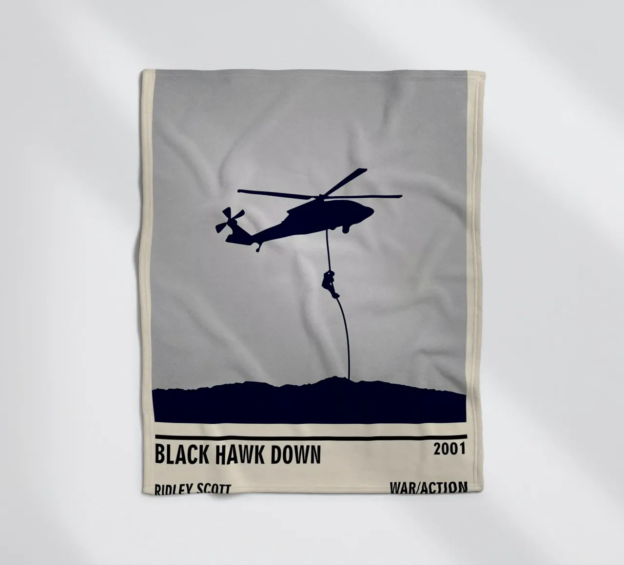 Black Hawk Down fleecedeken van TheArtstudio