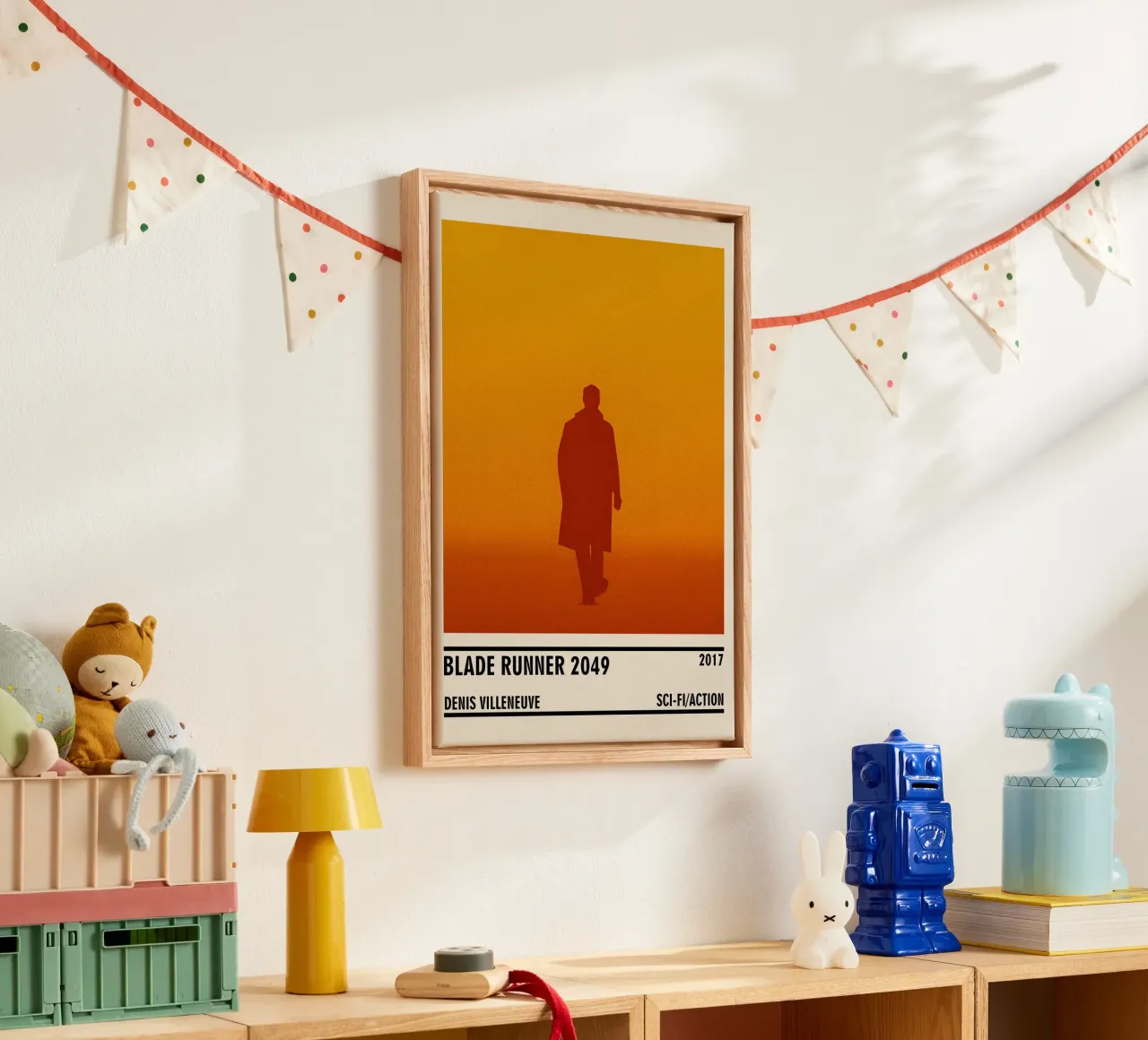Blade Runner 2049 canvas met Baklijst van TheArtstudio