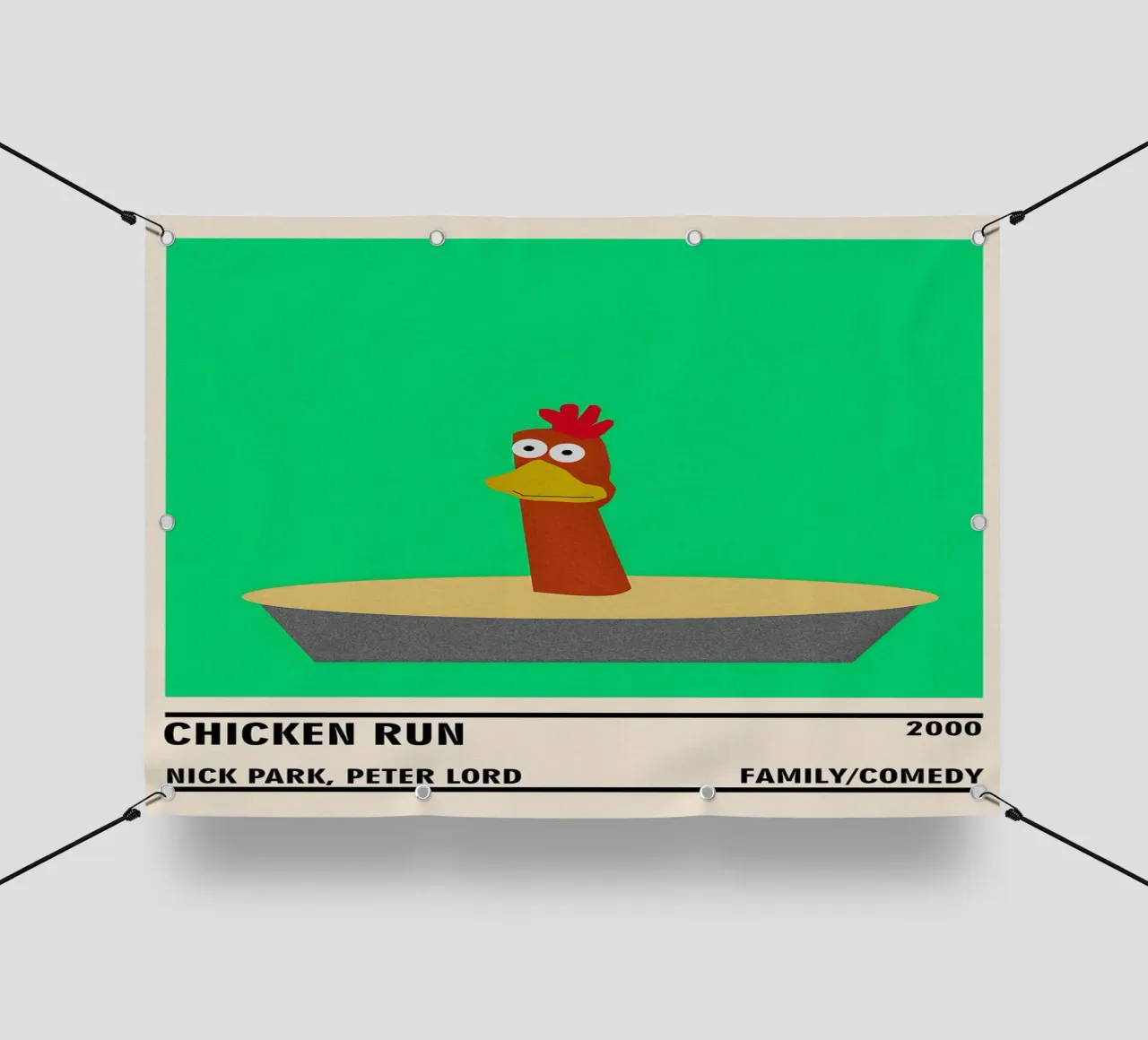 Chicken Run telo in pvc da TheArtstudio