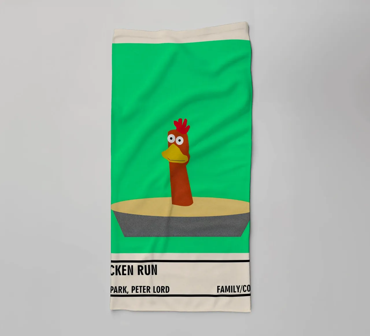 Chicken Run asciugamano da bagno da TheArtstudio