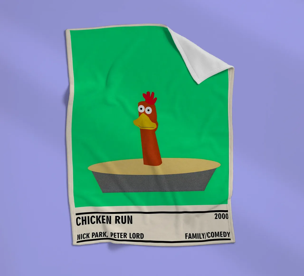 Chicken Run coperta in pile da TheArtstudio