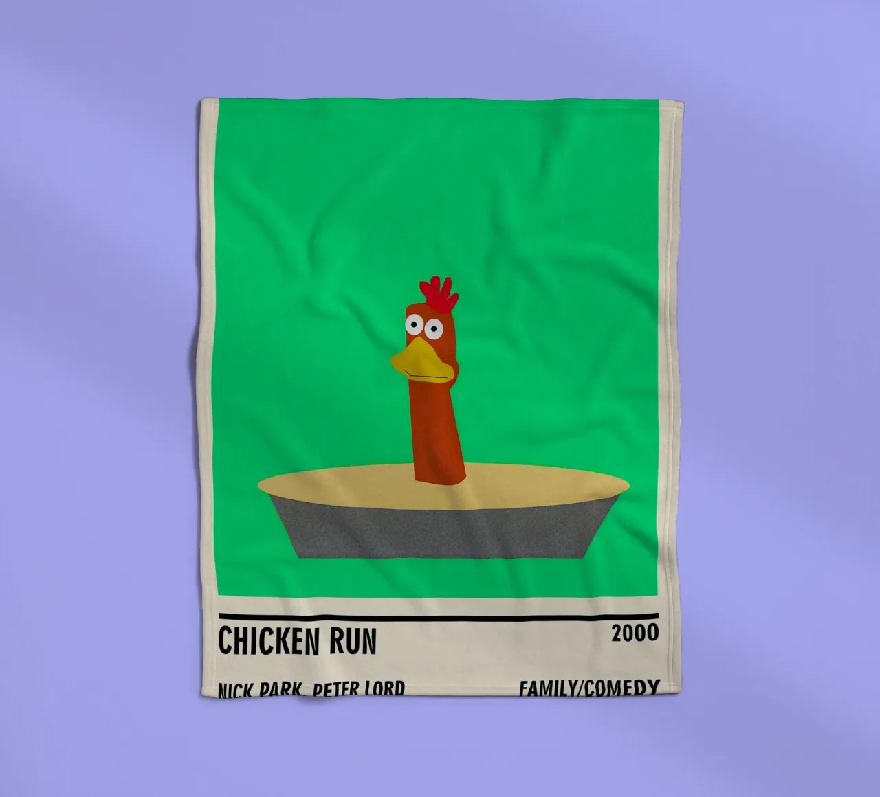Chicken Run coperta in pile da TheArtstudio
