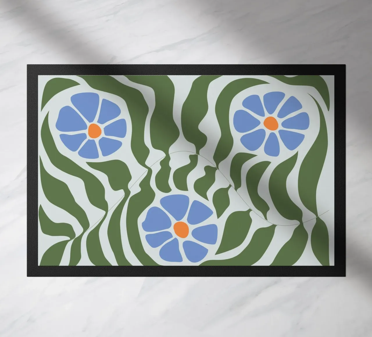 Arte floreale moderna - Design astratto della natura zerbino da Whole©