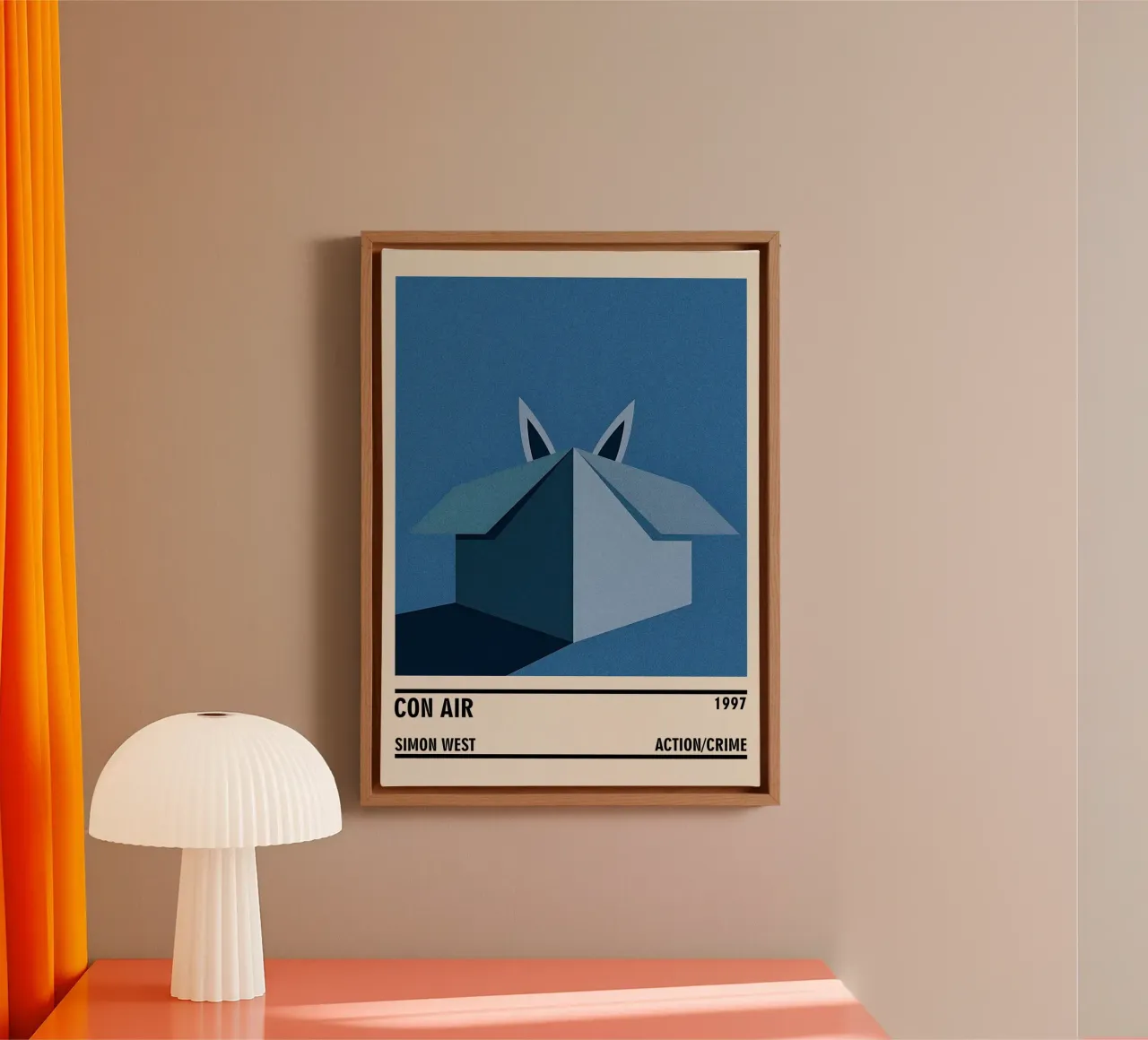 Con Air tela con Cornice a cassetta da TheArtstudio
