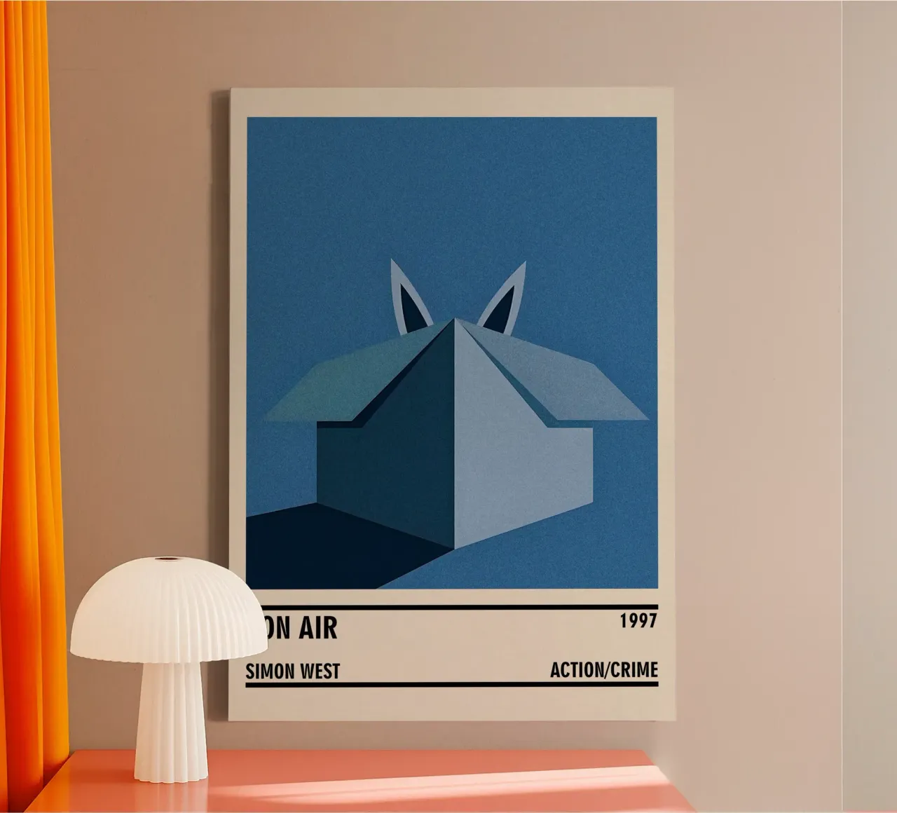 Con Air tela con Cornice a cassetta da TheArtstudio