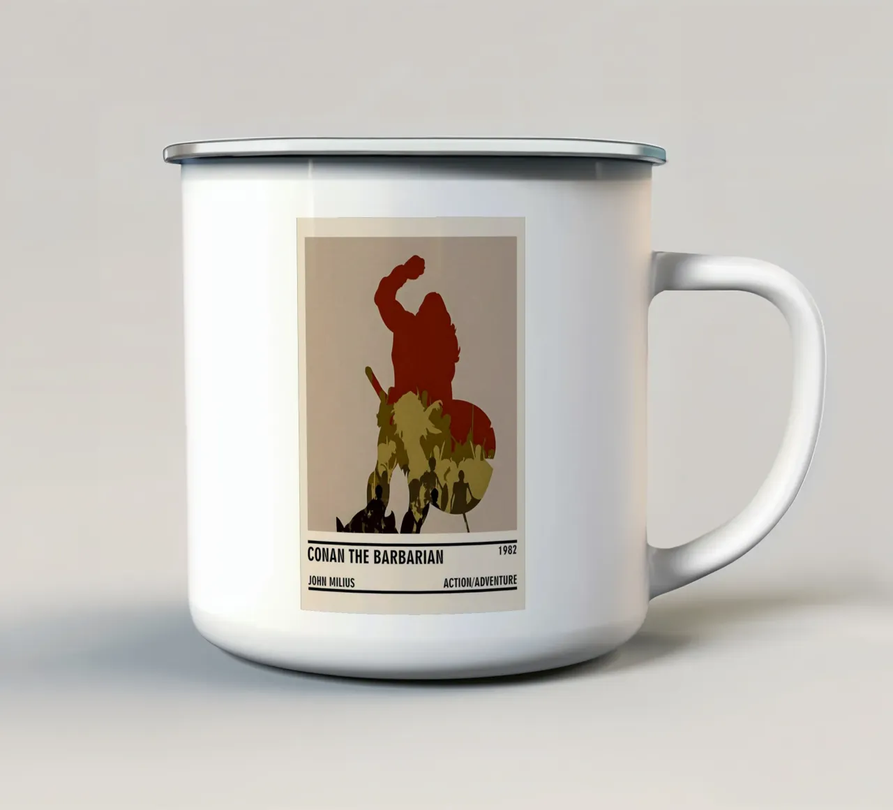 Conan the Barbarian tazza in smalto da TheArtstudio