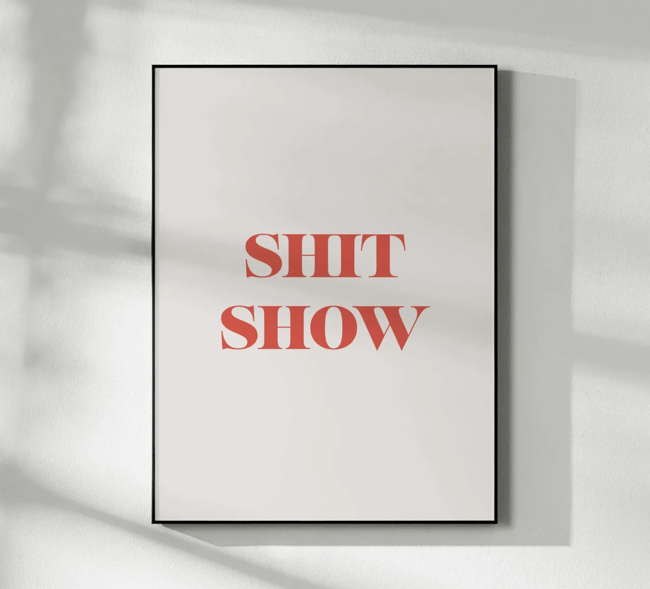 Shit show plexiglass da we line studio - art